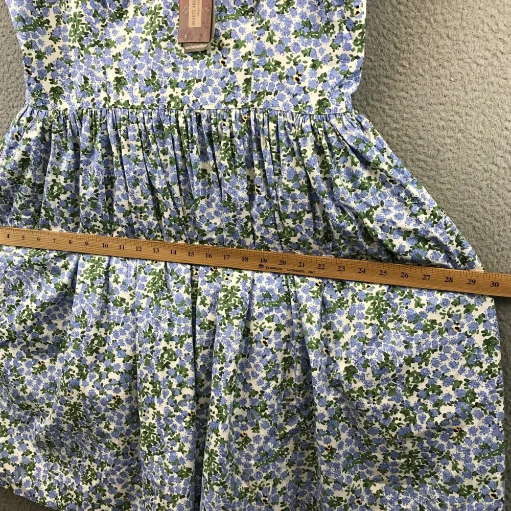 New Hearts and Found Floral Puff Sleeve Sweetheart Neckline Mini Dress XXL - Picture 9 of 13